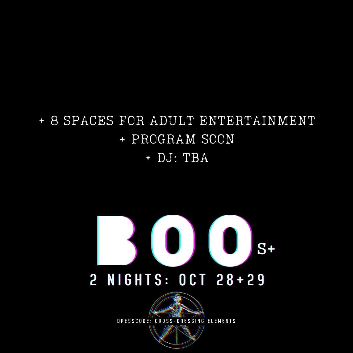 Kinky Halloween S+ party [BOO] (N-21) BDSM level 1/10 | tickets.paysera.com