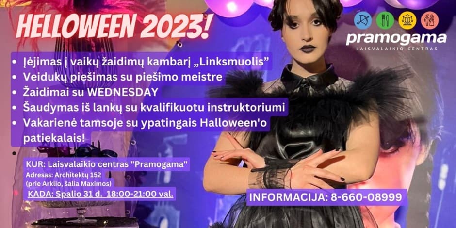 Helovino vakaras Pramogamoje