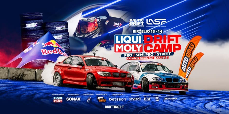 Liqui Moly Drift Camp - Baltijos šalių drifto čempionatas