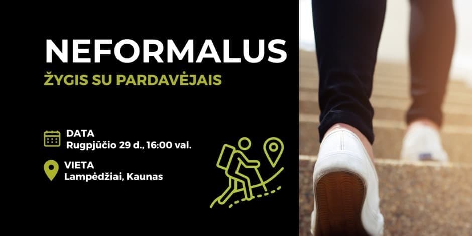 Neformalus: žygis su pardavėjais