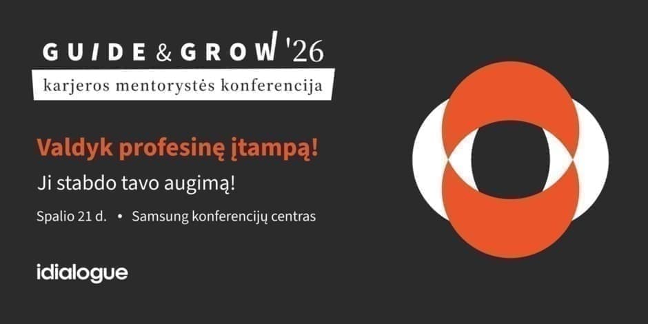 Karjeros mentorystės konferencija GUIDE & GROW '26