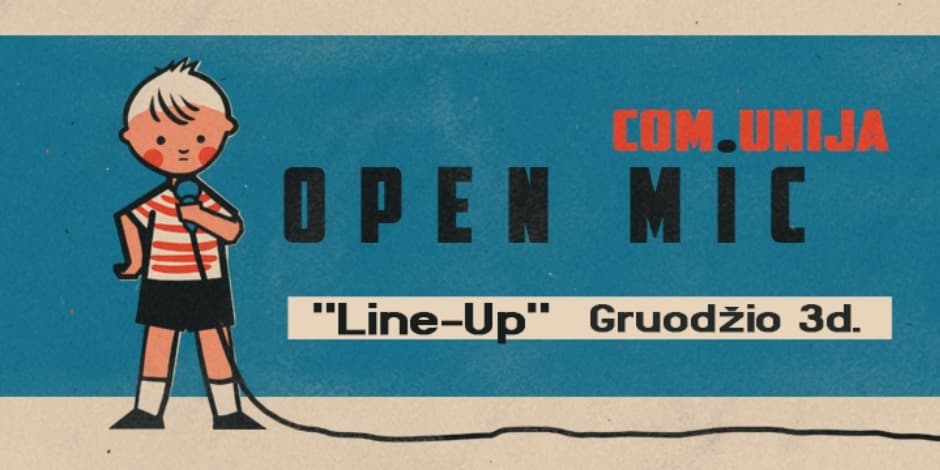 Com.Unija Open Mic | Line-Up