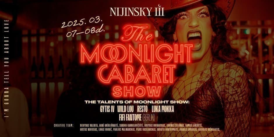 SOLD OUT | THE MOONLIGHT CABARET SHOW | Saturday (03.08)