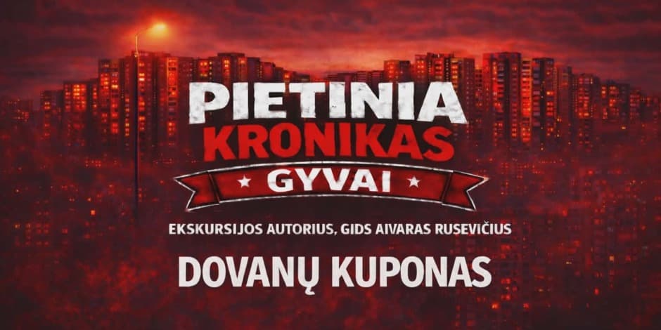 DOVANŲ KUPONAS Į EKSKURSIJĄ AUTOBUSU „PIETINIA KRONIKAS GYVAI“