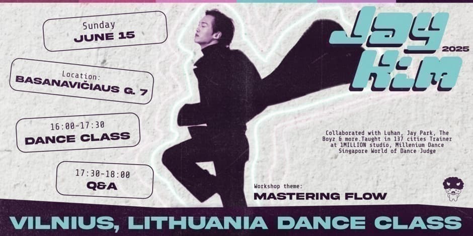 Dance class with JAY KIM| Vilnius| Mastering FLOW