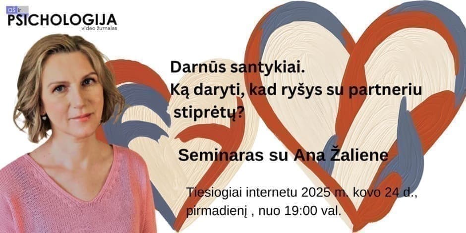 Darnūs santykiai. Ką daryti, kad ryšys su partneriu  stiprėtų?