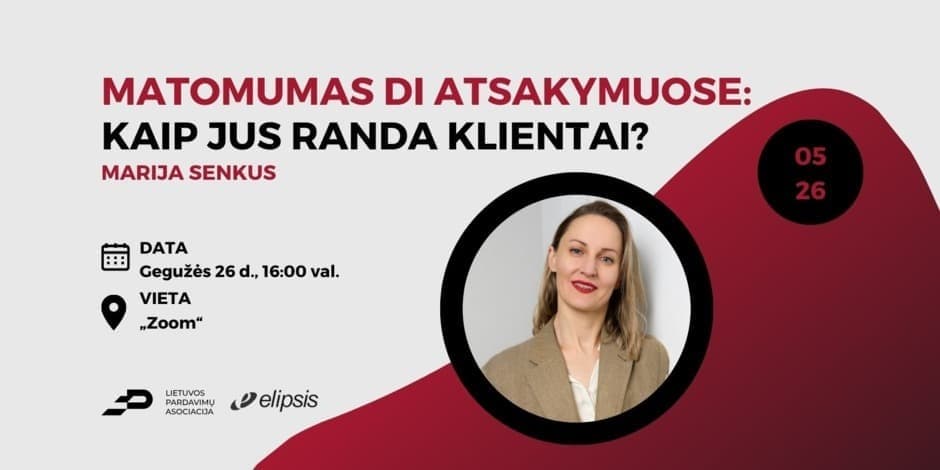 Matomumas DI atsakymuose: kaip jus randa klientai?