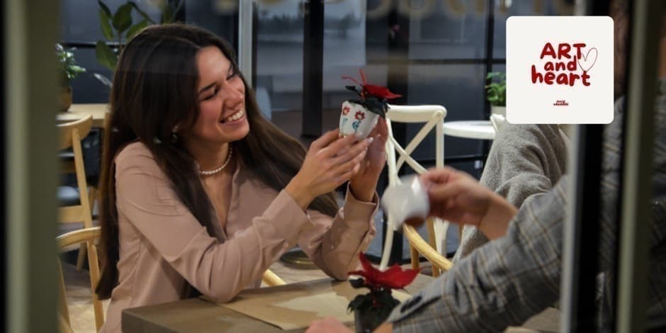 Jaukus pasimatymas su kava ir kūryba (2 asmenims)