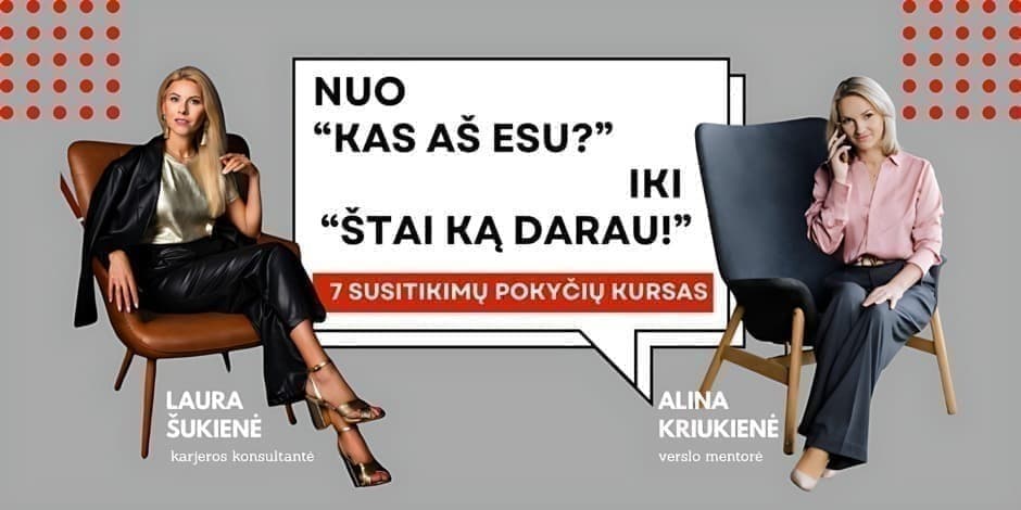 Nuo "Kas aš esu" iki "Štai ką darau"