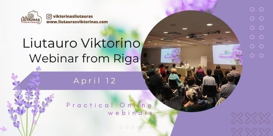 "Vebinar from Ryga seminar" (language of the webinar is Russian)