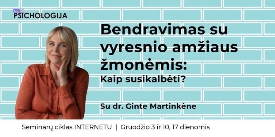 Bendravimas su vyresnio amžiaus žmonėmis: kaip susikalbėti?