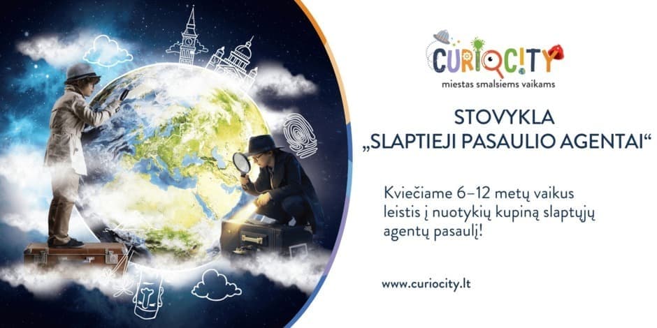 Vasaros stovykla „Slaptieji pasaulio agentai”