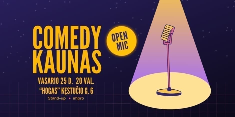 Comedy Kaunas | Open mic