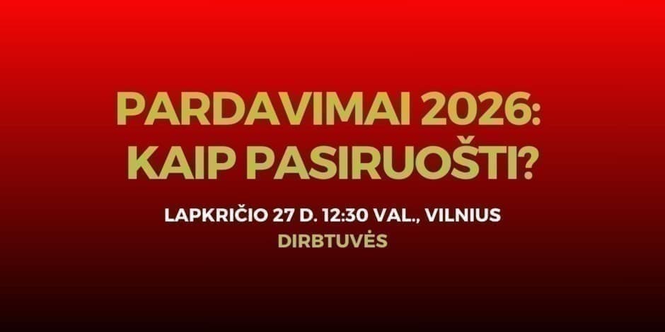 Pardavimai 2026: kaip pasiruošti?