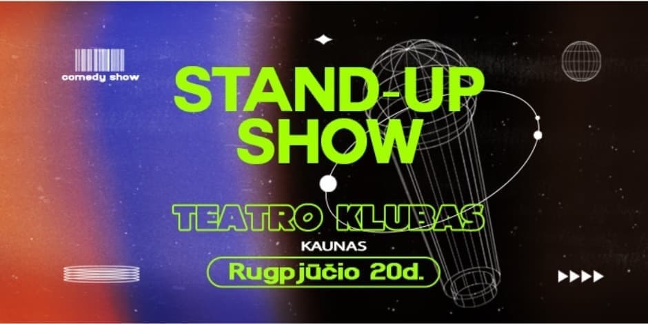 Comedy Night: Stand-up Show | Teatro Klubas