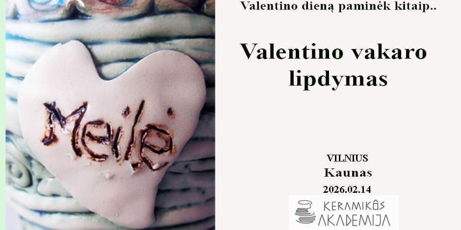 Valentino vakaro lipdymas Vilnius