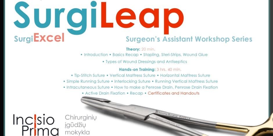 "SurgiLEAP" - Surgeon's Assistant Workshop Series, Part Two in KAUNAS with ICOSA