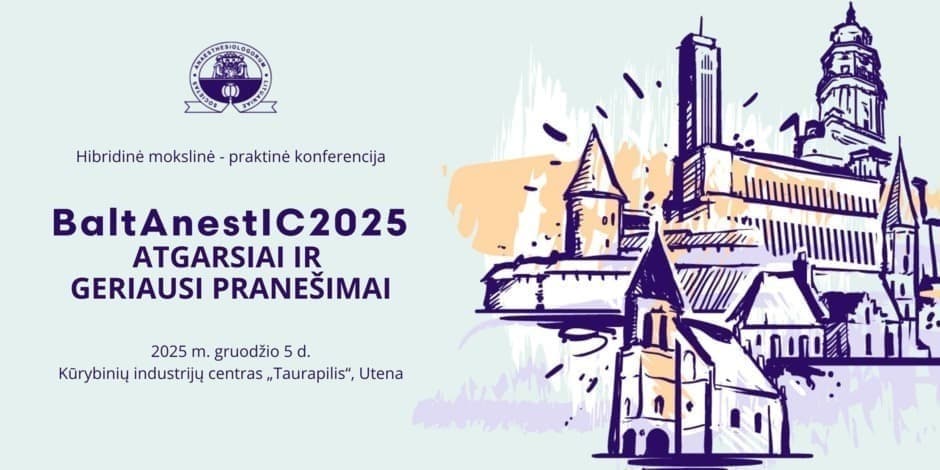 BaltAnestIC2025 atgarsiai ir geriausi pranešimai