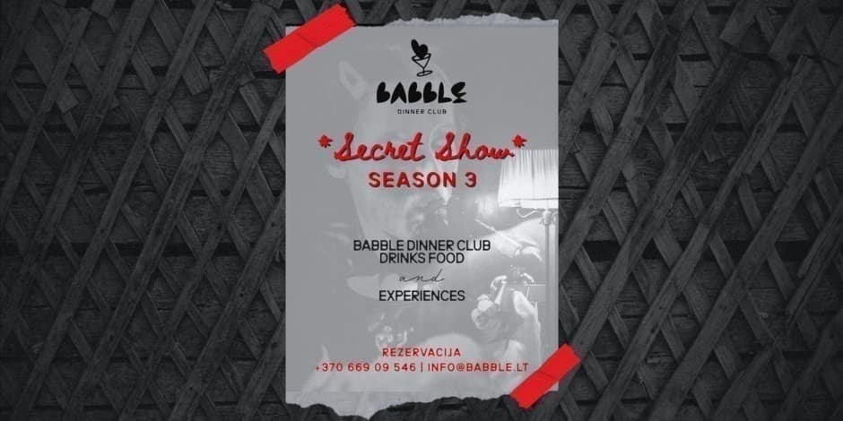 Babble Dinner Club | Secret Show | 09.11