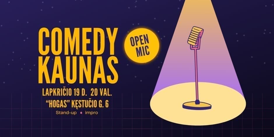 Comedy Kaunas | Open mic