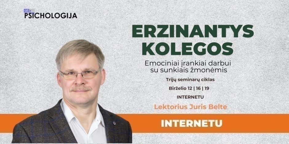 Erzinantys kolegos. Emociniai įrankiai darbui su sunkiais žmonėmis