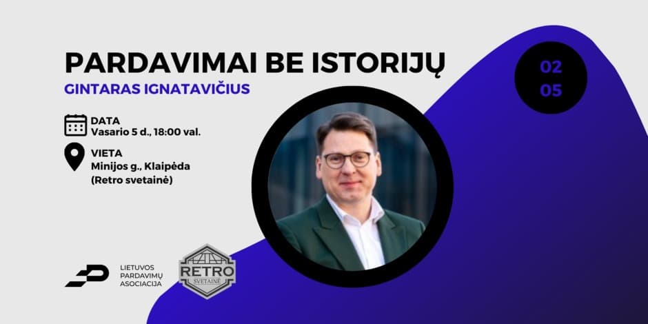 Pardavimai be istorijų