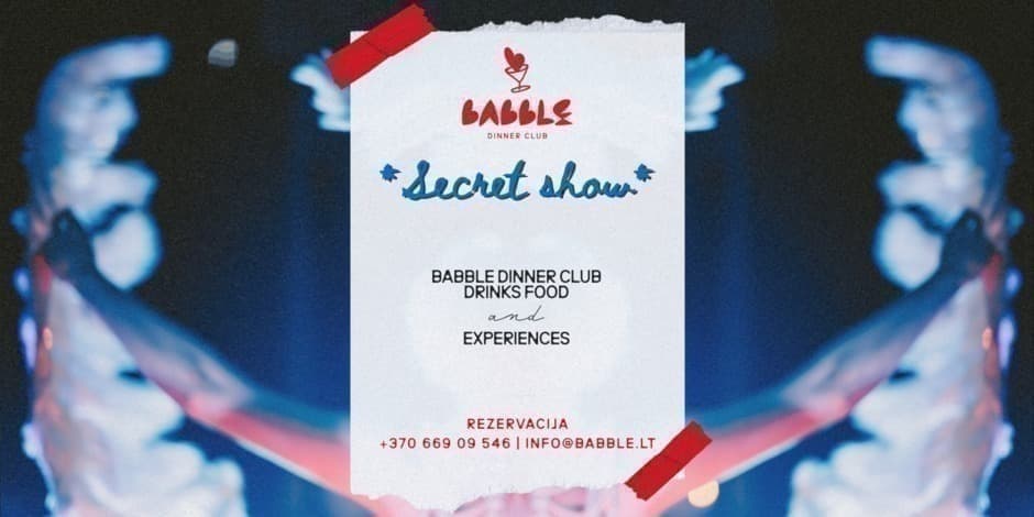 Babble Dinner Club | Secret Show | 10.18