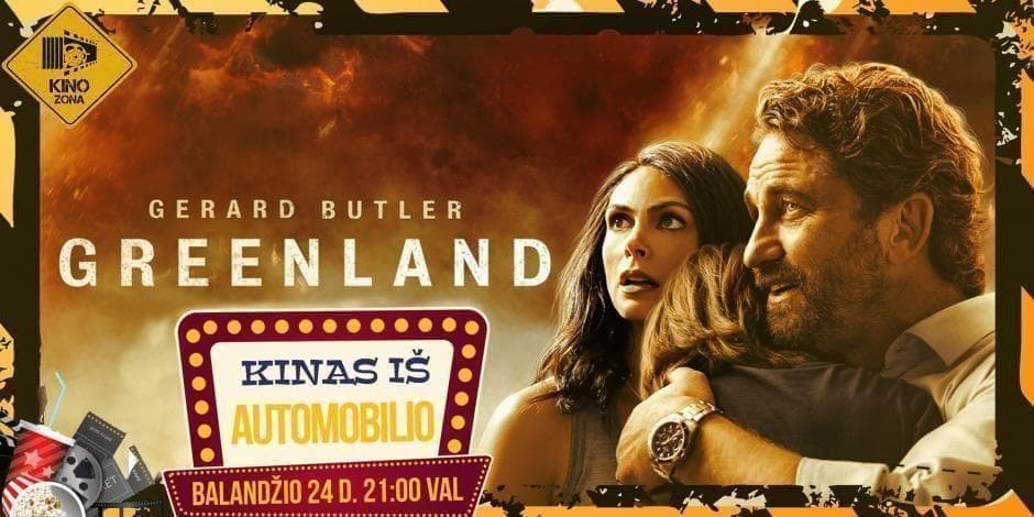 Kinas iš Automobilio Kaune! Veiksmo Filmas - “Grenlandija: Išlikimas” (angl. Greenland)