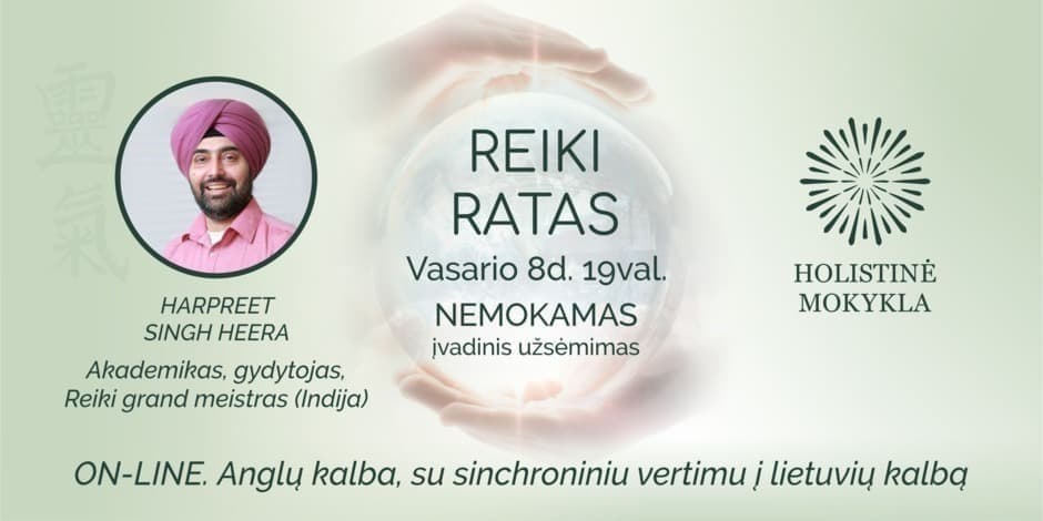 NEMOKAMAS! Įvadinis REIKI RATO užsiėmimas internetu