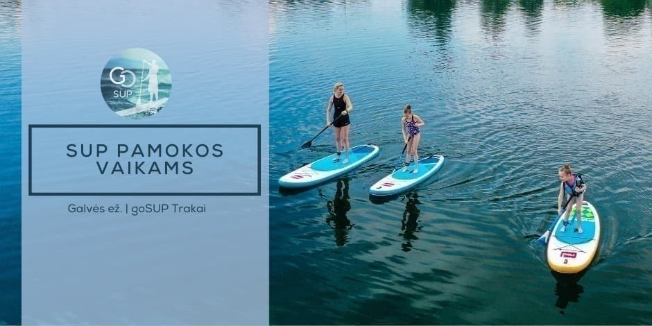 Irklenčių (SUP) pamoka vaikams Trakuose 08-11