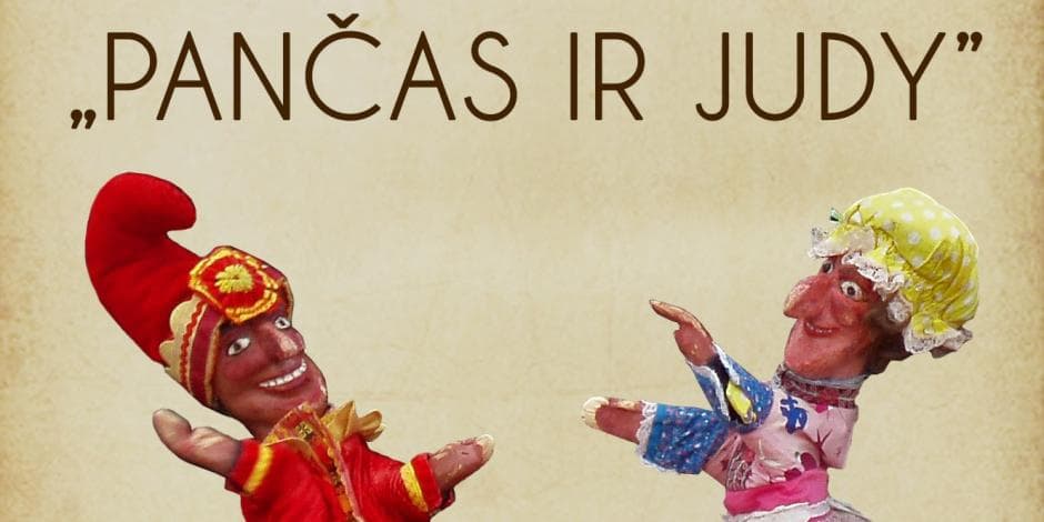 Pirštininių lėlių spektaklis ,,Pančas ir Judy"