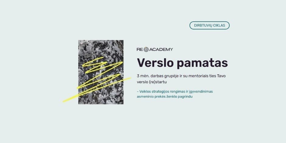 Verslo PAMATAS 6.0 _ Veiklos strategija asmeninio prekės ženklo pagrindu