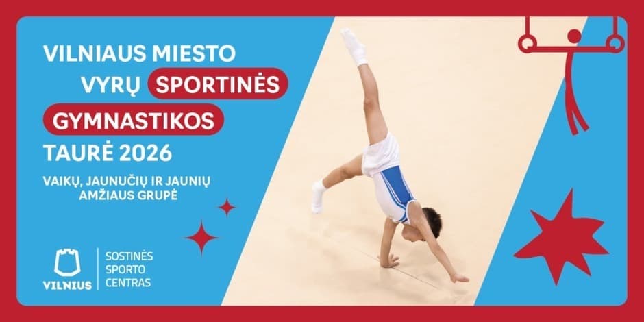 Vilniaus miesto vyrų sportinės gimnastikos taurė 2026