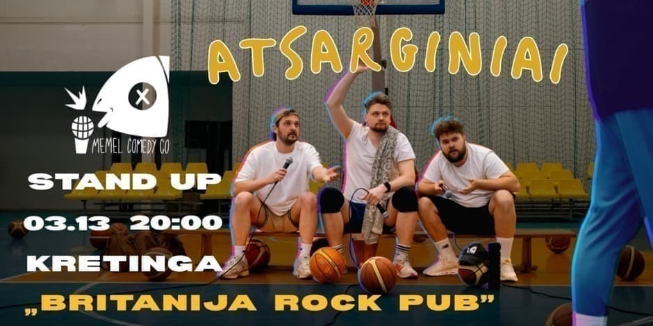 ATSARGINIAI | Memel Comedy Co | Stand Up Turas | Kretinga 03.13
