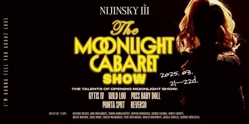 THE MOONLIGHT CABARET SHOW | Saturday (03.22)