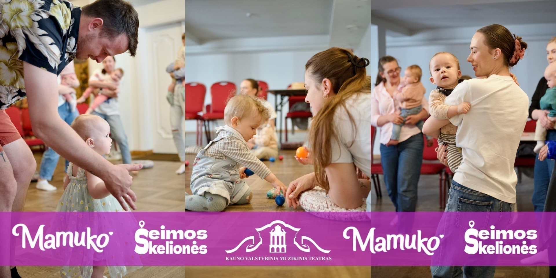 Muzikinė edukacija vaikams (nuo 6 mėn. iki 1,3 m.) | Kaunas 2026-11-26