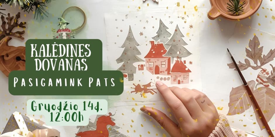 Kalėdines dovanas pasigamink pats!