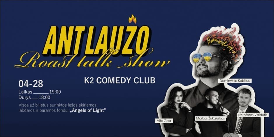 „Ant laužo“ Roast Talk Show | Paramos Ukrainai renginys