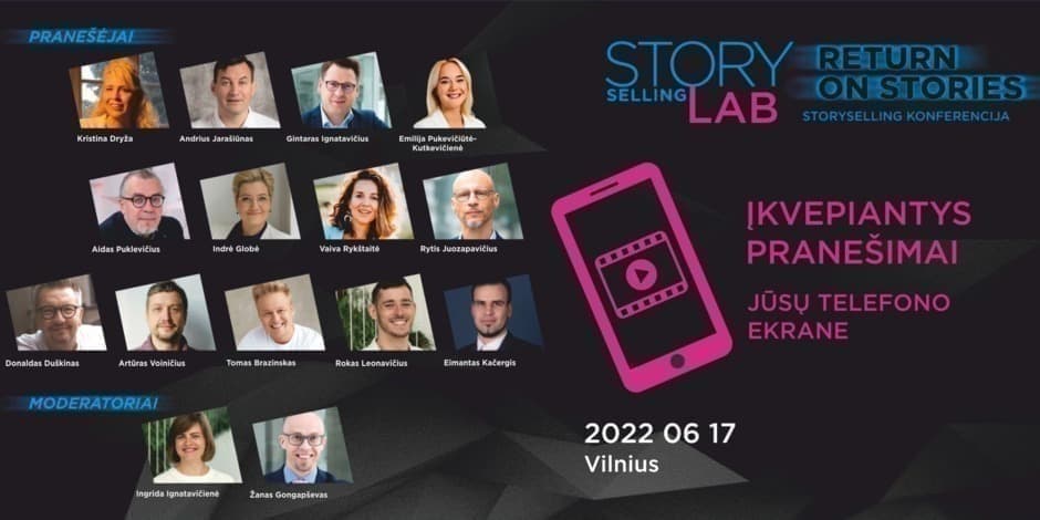 Storyselling'o konferencijos 2022 pranešimų įrašai