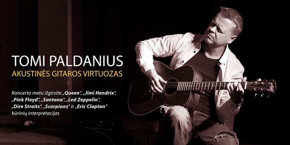 Tomi Paldanius - Akustinės gitaros virtuozas | Vilnius
