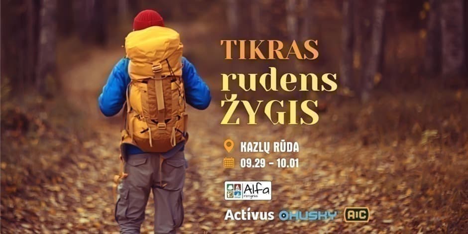 Tikras rudens žygis │rugsėjis'23