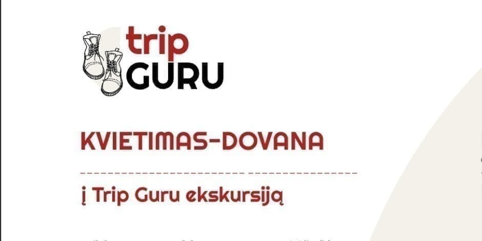 Dovanų kuponas į TripGuru ekskursiją