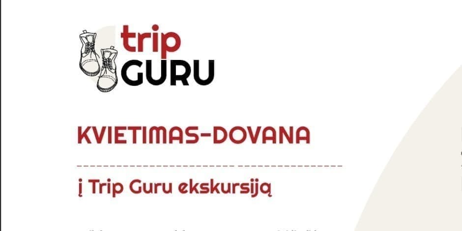 Dovanų kuponas į TripGuru ekskursiją