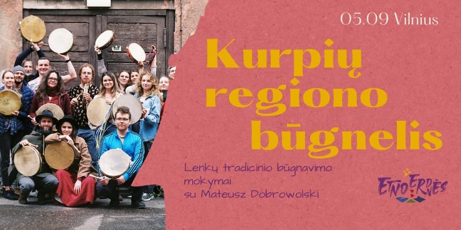 Kurpių regiono būgnelis | Mokymai Etnoerdvėse