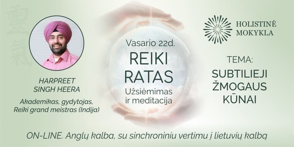 REIKI RATO Užsiėmimas - SUBTILIEJI ŽMOGAUS KŪNAI