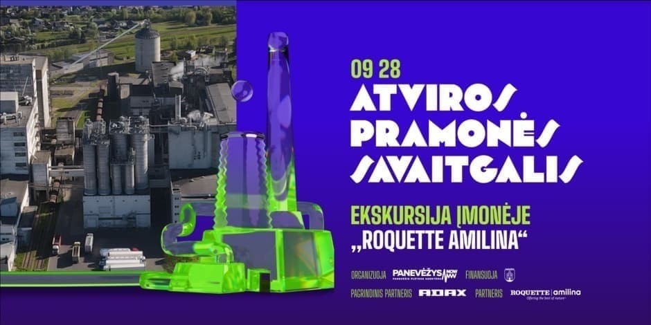 ATVIROS PRAMONĖS SAVAITGALIS 2024 ekskursija įmonėje „Roquette Amilina“