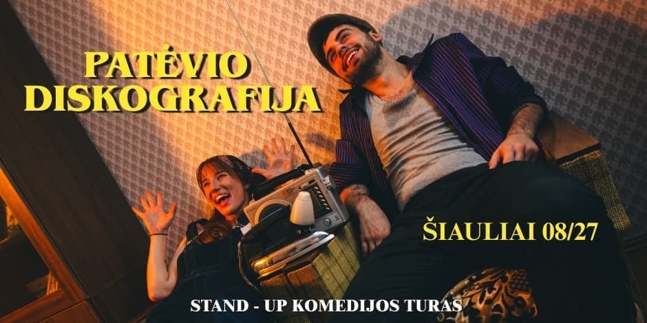 Meklēšanas rezultāta izrādes "TĒVA DISKOGRĀFIJA | Stand-up šovs | ŠAULIAI" attels