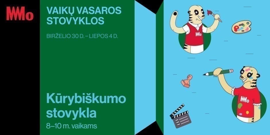 Kūrybiškumo stovykla 8–10 m. vaikams MO muziejuje