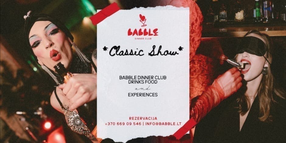 Babble Dinner Club | CLASSIC SHOW 01.23 | Ved. GYTIS IV