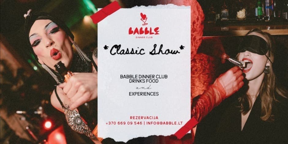 Babble Dinner Club | CLASSIC SHOW 01.23 | Ved. GYTIS IV